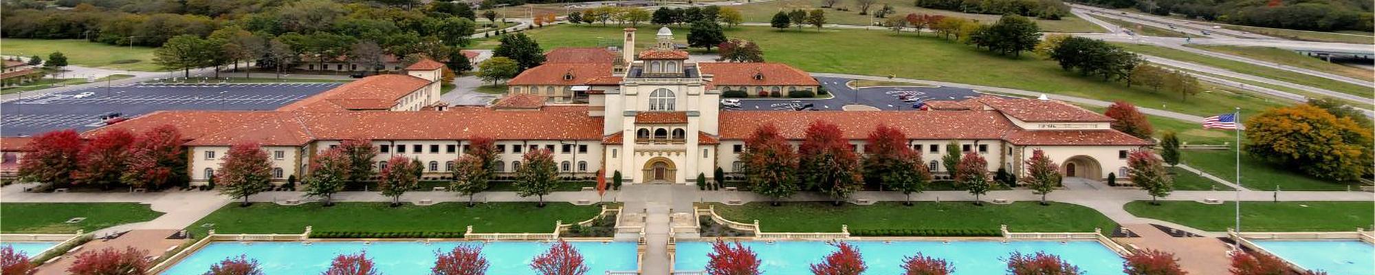 Aerial view of Unity Village in Missouri